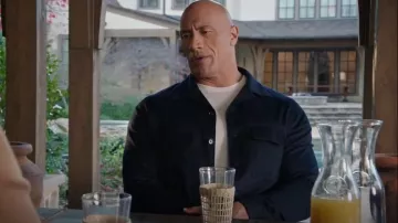 Wood Wood Clive Four-Pocket Overshirt worn by Dwayne Johnson (Dwayne Johnson) as seen in Young Rock (S02E02)
