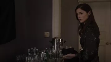 AllSaints Estelle Titania Robe Midi portée par Dr. Lauren Bloom (Janet Montgomery) vue à New Amsterdam (S05E09)