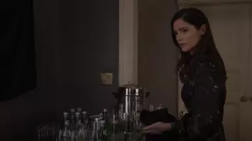 AllSaints Estelle Titania Robe Midi portée par Dr. Lauren Bloom (Janet Montgomery) vue à New Amsterdam (S05E09)