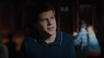 Atm Anthony Thomas Melillo Men's Tip­ping-De­tail Po­lo Shirt worn by Toby Fleishman (Jesse Eisenberg) as seen in Fleishman Is in Trouble (S01E01)