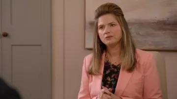Hobbs London Rozi Blazer usado por Roz Gruber (Julia Zemiro) como se ve en Fisk (S02E05)
