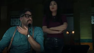 Frame Le High Coated Skinny Crop Jeans usados por Melody 'Mel' Bayani (Liza Lapira) como se ve en The Equalizer (S03E06)