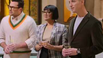 Monse Plaid Blazer porté par Sohla El-Waylly vu dans The Big Brunch (S01E05)