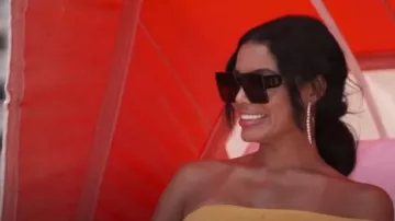 Lunettes de soleil carrées Dior 30Montaigne 60MM portées par Mia Katherine Thornton dans The Real Housewives of Potomac (S07E08)