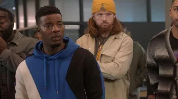 Neil Barrett Tri Color Sweatshirt worn by Spencer James (Daniel Ezra) as seen in All American (S05E07)