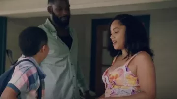 Cecilia Pettersson Tie-front Midi Dress worn by Darla (Bianca Lawson) as seen in Queen Sugar (S07E13)