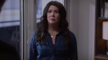 Lauren Ralph Lauren Eyelet Cotton Shirt worn by Alex Morrow (Lauren Graham) as seen in The Mighty Ducks: Game Changers (S02E10)