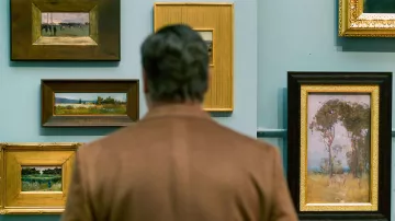 Painting by Arthur Streeton as seen in Poker Face