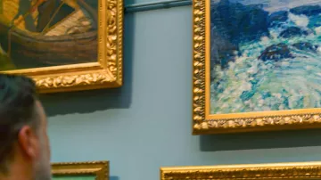 Painting by John Peter Russell as seen in Poker Face movie