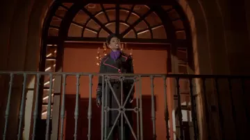 Uterque Plaid Trench Coat worn by Tatiana Vogel (Anita-Joy Uwajeh) as seen in Vampire Academy (S01E09)