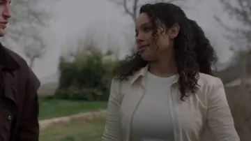 Agolde Ren Tee worn by Rose Hathaway (Sisi Stringer) as seen in Vampire Academy (S01E10)