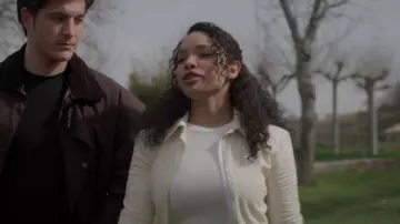 Jacquemus Draio Shirt worn by Rose Hathaway (Sisi Stringer) as seen in Vampire Academy (S01E10)