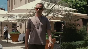 Jacques Marie Mage Molino Gafas de sol usadas por Kendall Roy (Jeremy Strong) como se ve en Succession (S03E09)