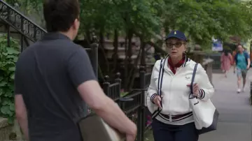 Ralph Lauren Hat Cap worn by Toby’s lawyer (J. Smith-Cameron) as seen in Fleishman Is in Trouble (S01E04)