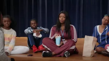 Adidas Originals Adicolour Wide Leg Pants worn by Ava Coleman (Janelle James) as seen in Abbott Elementary (S01E09)