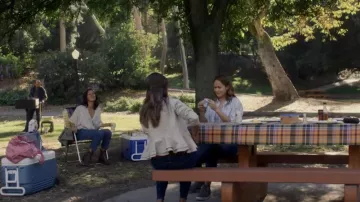 Steve Madden Wedge Zip Sneak­ers worn by Andy Herrera (Jaina Lee Ortiz) as seen in Station 19 (S04E02)