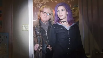 The magic staff used by Alastor 'Mad-Eye' Moody (Brendan Gleeson) in the movie Harry Potter and the Order of the Phoenix