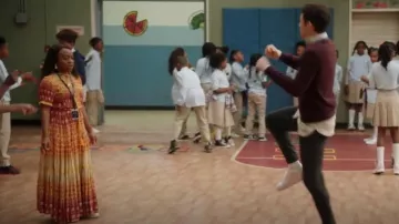 Free People Rare Feelings Maxi Dress worn by Janine Teagues (Quinta Brunson) as seen in Abbott Elementary (S01E10)