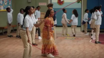 Nike Air Force 1 Sneakers worn by Janine Teagues (Quinta Brunson) as seen in Abbott Elementary (S01E10)