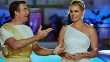 Robe à une épaule La Femme Sequin portée par Rebecca Romijn vue dans The Real Love Boat (S01E08)