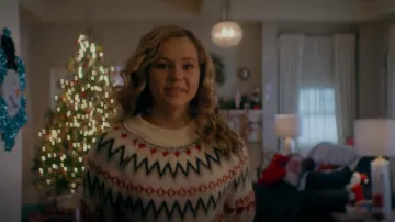 H&M Jacquard-Knit Sweater usado por Courtney Whitmore (Brec Bassinger) como se ve en Stargirl de DC (S01E13)