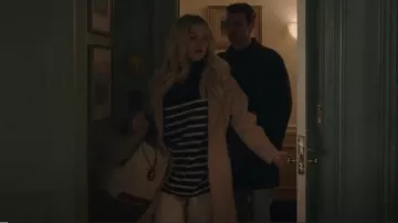 Stella McCartney Stella Logo Small Shoulder Bag worn by Audrey Hope (Emily Alyn Lind) as seen in Gossip Girl (S02E01)