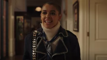 Manteau romain khaite porté par Julien Calloway (Jordan Alexander) vu dans Gossip Girl (S02E02)