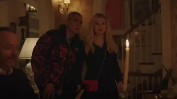 Gucci GG Belted Coat worn by Audrey Hope (Emily Alyn Lind) as seen in Gossip Girl (S02E02)