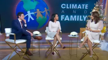 Ted Baker Micaeli Top worn by Ginger Zee as seen in Good Morning America on  December 5, 2022