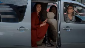 Chanel 15B Lambskin Leather Tall Over The Knee High Wedge worn by Tully Hart (Katherine Heigl) as seen in Firefly Lane (S02E05)