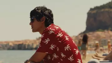 Persol sunglasses worn by Ethan Spiller (Will Sharpe) as seen in The White Lotus TV show (Season 2 Episode 6)