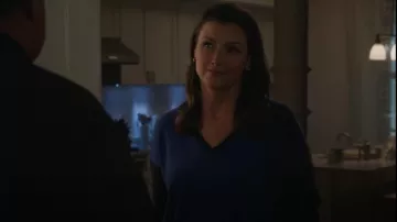 Gerard Darel Leny Suéter usado por Erin Reagan (Bridget Moynahan) como se ve en Blue Bloods (S13E07)