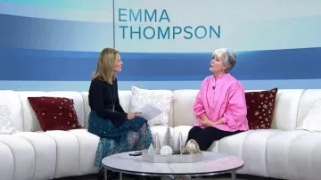 Rachel Comey Fetes Frame Long Tulle Skirt porté par Savannah Guthrie comme vu dans Today on December 7, 2022