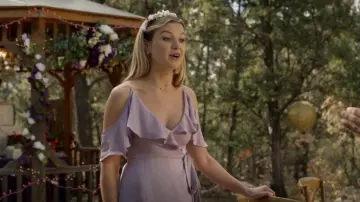 Jenny Yoo Mila Ruffle Shoulder Gown worn by Jenny Hoyt (Katheryn Winnick) as seen in Big Sky (S03E10)