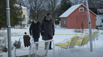 Canada Goose Westmount Parka Fusion Fit worn by Inspector Gamache (Alfred Molina) as seen in Three Pines (S01E01)