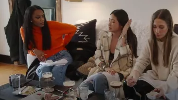 Roseanna Mo­hair Sweater worn by Ciara Miller as seen in Winter House (S02E07)