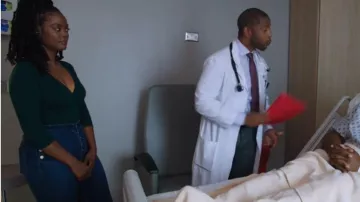 J Brand Natasha Jeans worn by Sabrina Hollins (Novi Brown) as seen in Tyler Perry's Sistas (S02E01)