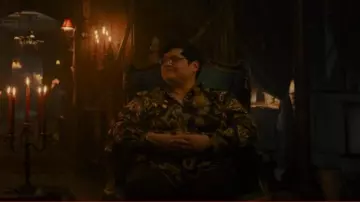 Versace Jeans Couture worn by Guillermo de la Cruz (Harvey Guillen) as seen in What We Do in the Shadows (S04E07)