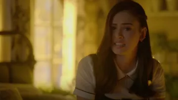 Modcloth Logical Lovely Top worn by Josie Saltzman (Kaylee Bryant) as seen in Legacies (S04E02)