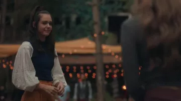 Veronica Beard Roy Sweater worn by Josie Saltzman (Kaylee Bryant) as seen in Legacies (S04E03)