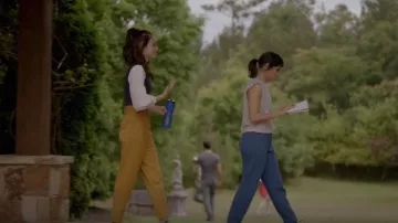 Zara Belted Trousers worn by Josie Saltzman (Kaylee Bryant) as seen in Legacies (S04E03)