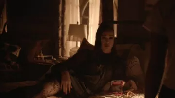 Saks Potts Black Lace Lucy Tights worn by Josie Saltzman (Kaylee Bryant) as seen in Legacies (S04E04)