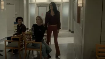 Free People Pull On Corduroy Pants worn by Josie Saltzman (Kaylee Bryant) as seen in Legacies (S04E05)