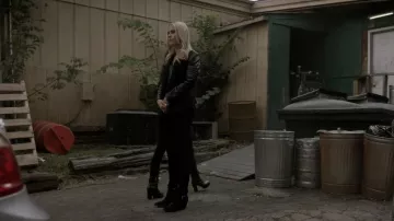 Antonio Melani Peatrie Suede Buckle Detail Casual Western Booties worn by Rebekah Mikaelson (Claire Holt) as seen in Legacies (S04E05)