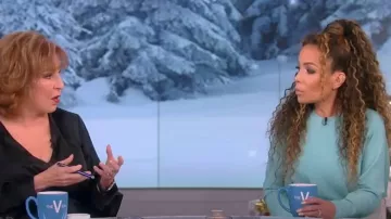 Victoria Beckham Dolman Sleeve Cady Midi Dress worn by Sunny Hostin as seen in The View on December 14, 2022