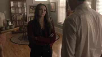 Hudson Jeans Barbara Coated High Waist Super Skinny Jeans porté par Hope Mikaelson (Danielle Rose Russell) comme on le voit dans Legacies (S04E06)