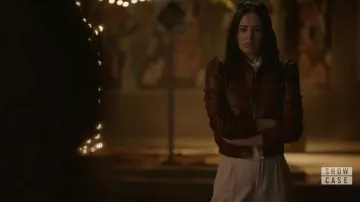 Zara Linen Belted Plaid Trousers worn by Josie Saltzman (Kaylee Bryant) as seen in Legacies (S04E06)