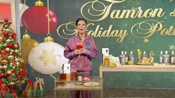 Puma Dapper Dan T7 Pantalon porté par Tamron Hall vu à Tamron Hall le 14 décembre 2022