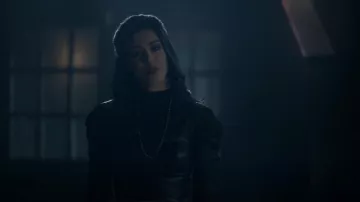 Diane Von Furstenberg New Remy Mesh Top worn by Josie Saltzman (Kaylee Bryant) as seen in Legacies (S04E07)