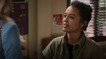 Cotton On Utility Mini Dress worn by Alicia (Midori Francis) as seen in The Sex Lives of College Girls (S02E10)